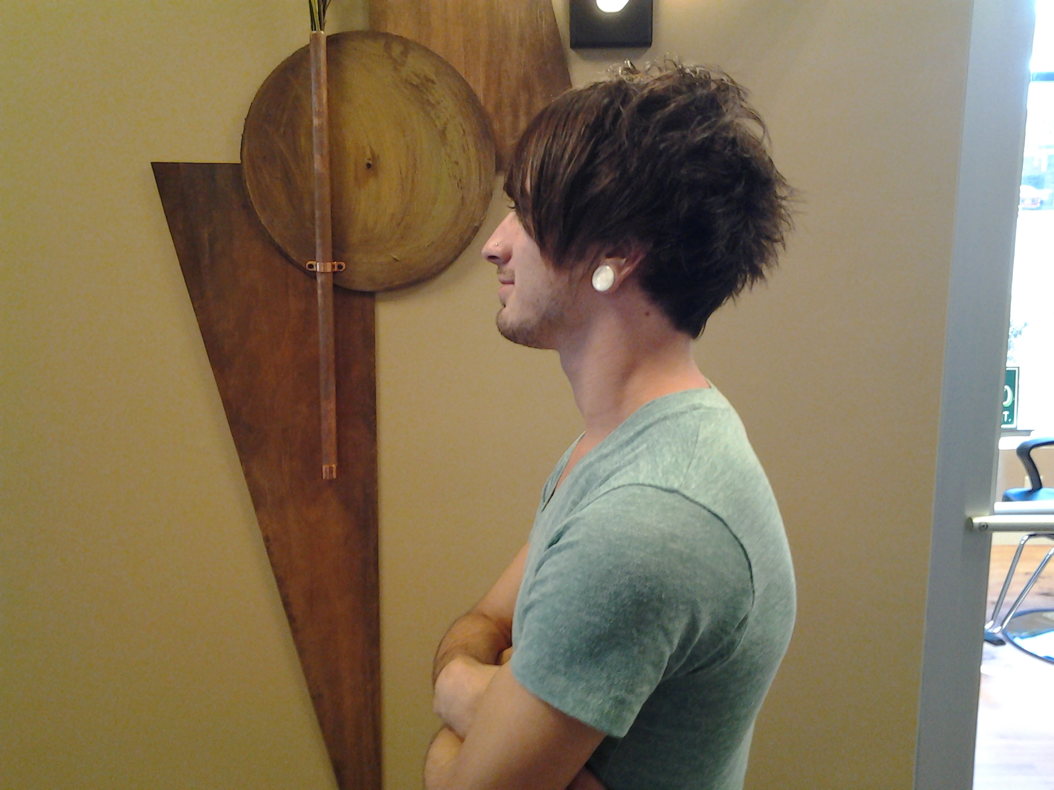 A modern, textured men's cut
